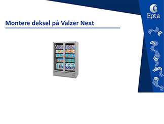 Montere deksel på Valzer Next