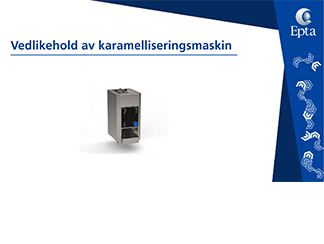 Vedlikehold av karamelliseringsmaskin